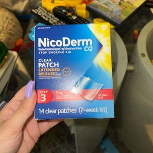 Nicoderm patches to quit smoking stage 3